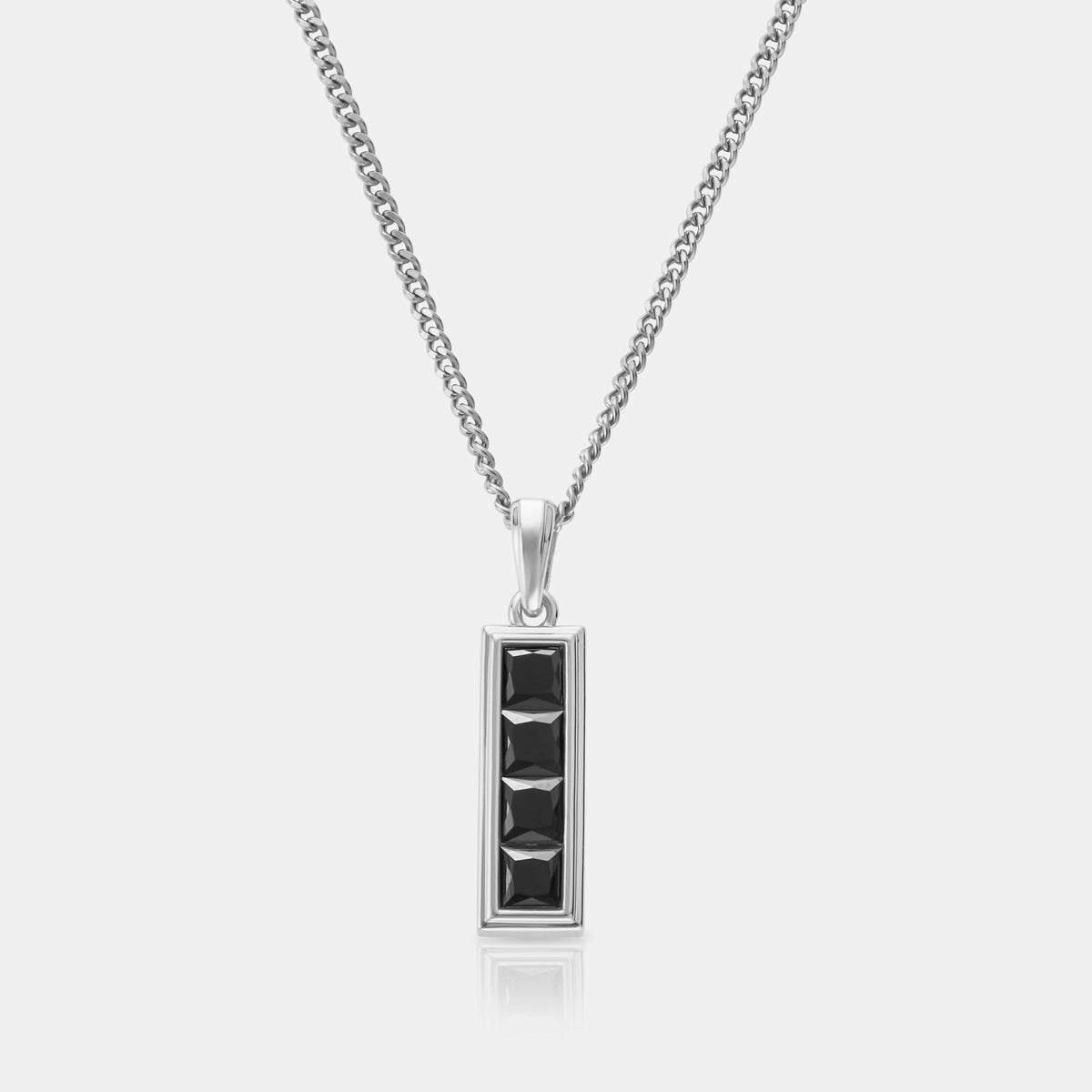 Onyx Stone Totem (Silver)
