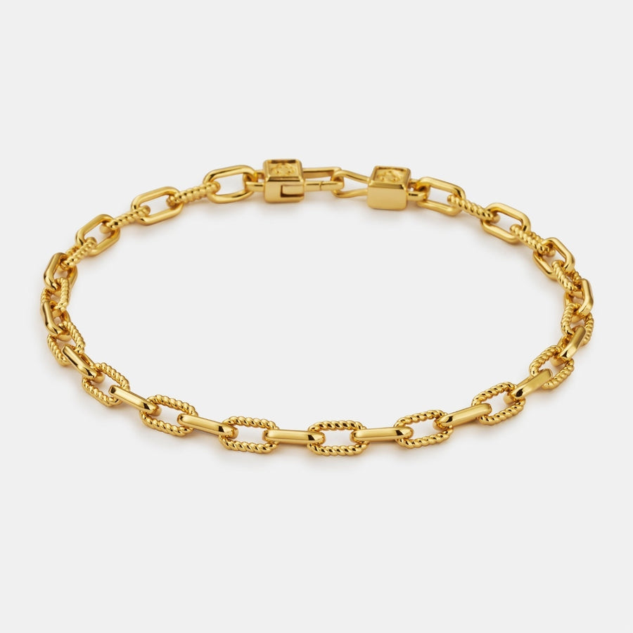 Rope Link Bracelet (Gold)