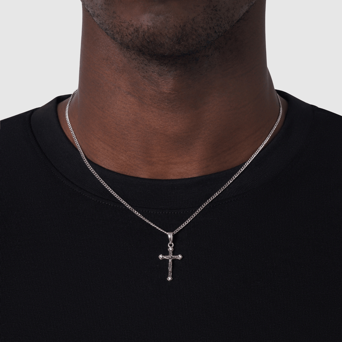 Melted Crucifix (Silver) | Sterling Silver