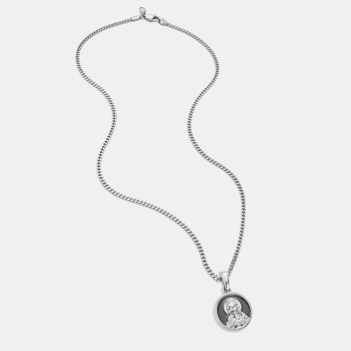 Enamel Jesus (Silver)