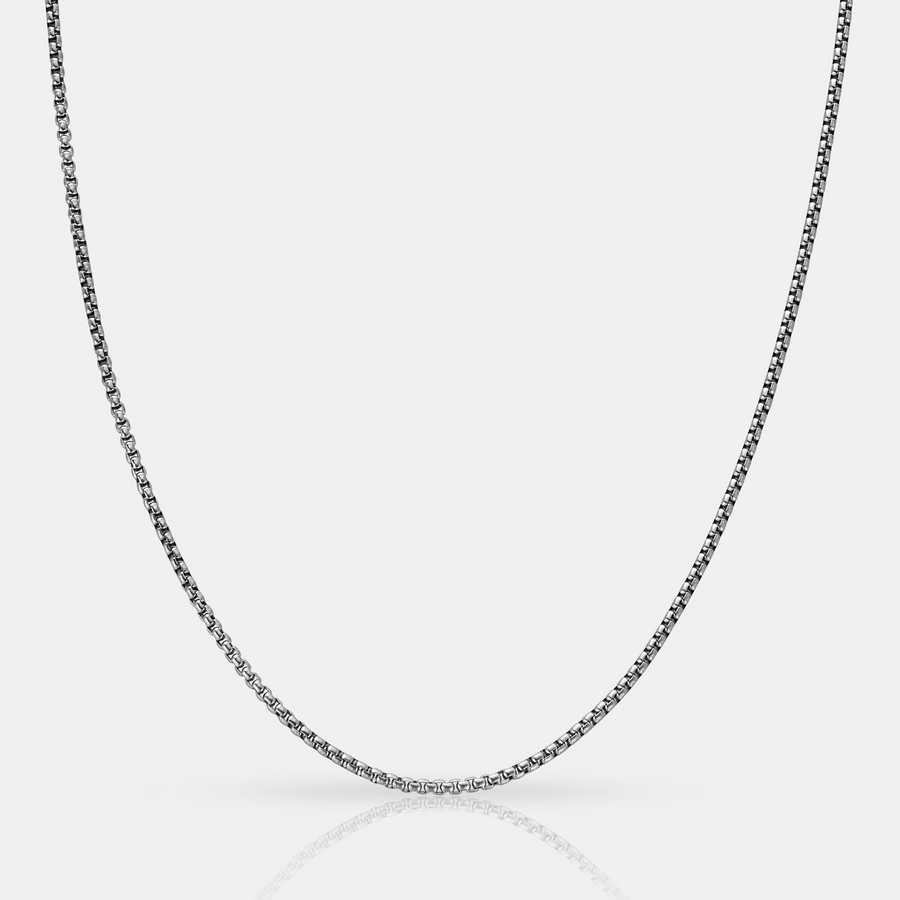 Round Box Chain (Silver) 2mm
