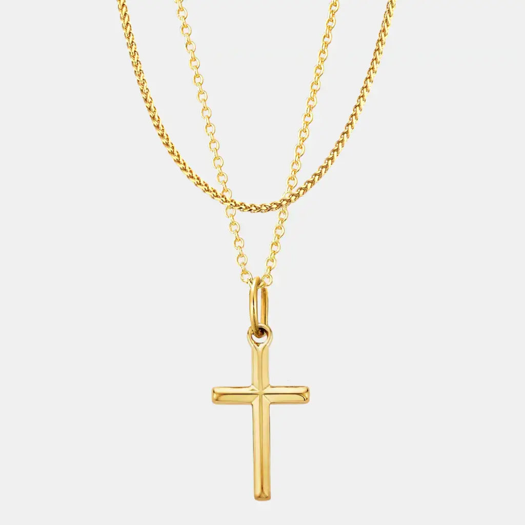Gold Cross Set (Wheat)