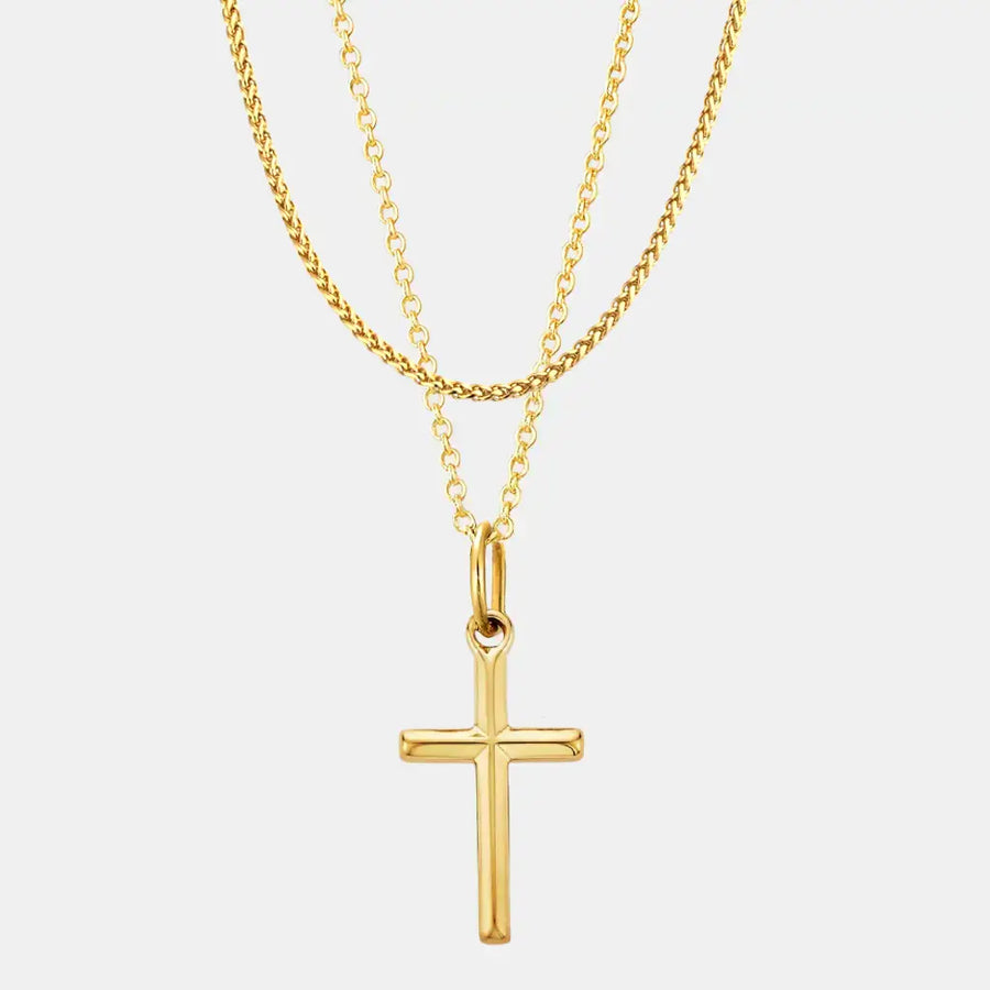 Gold Cross Set (Wheat)