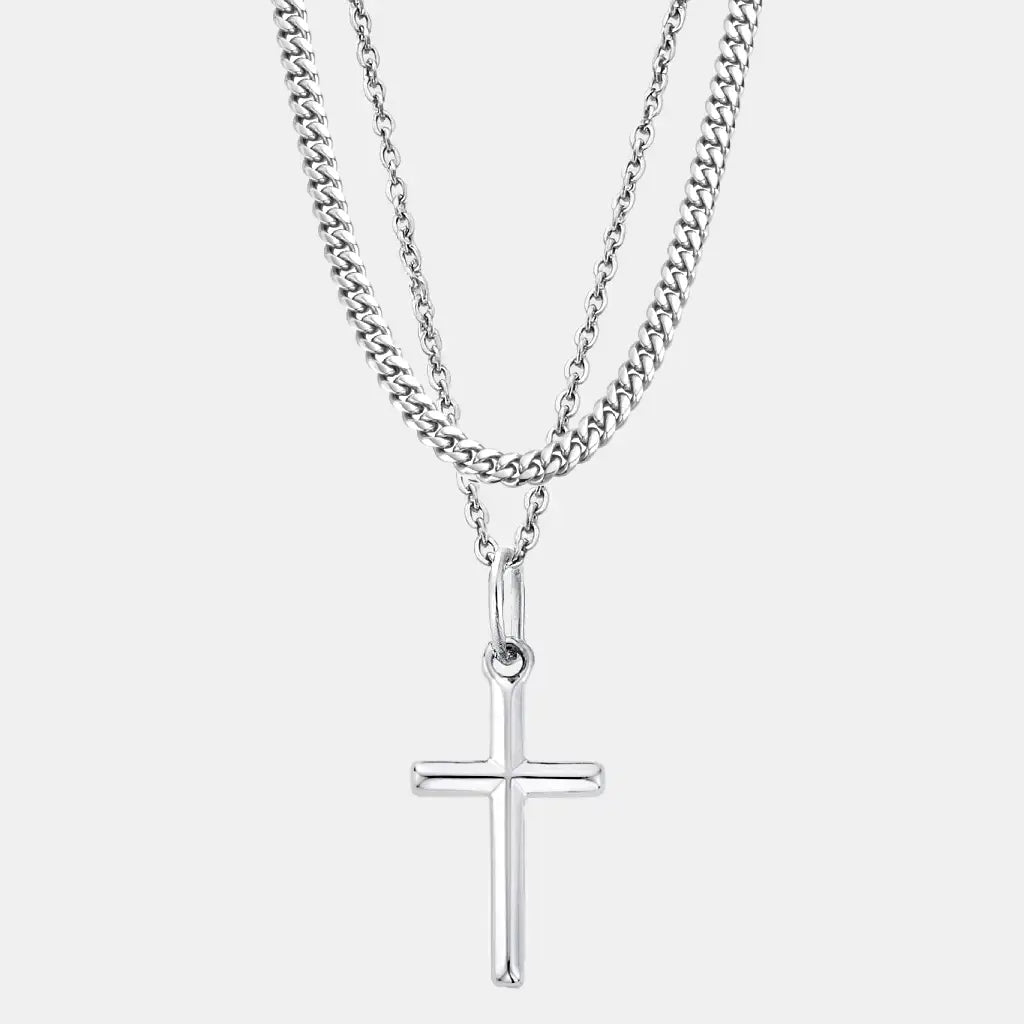 Silver Cross Set (Cuban)
