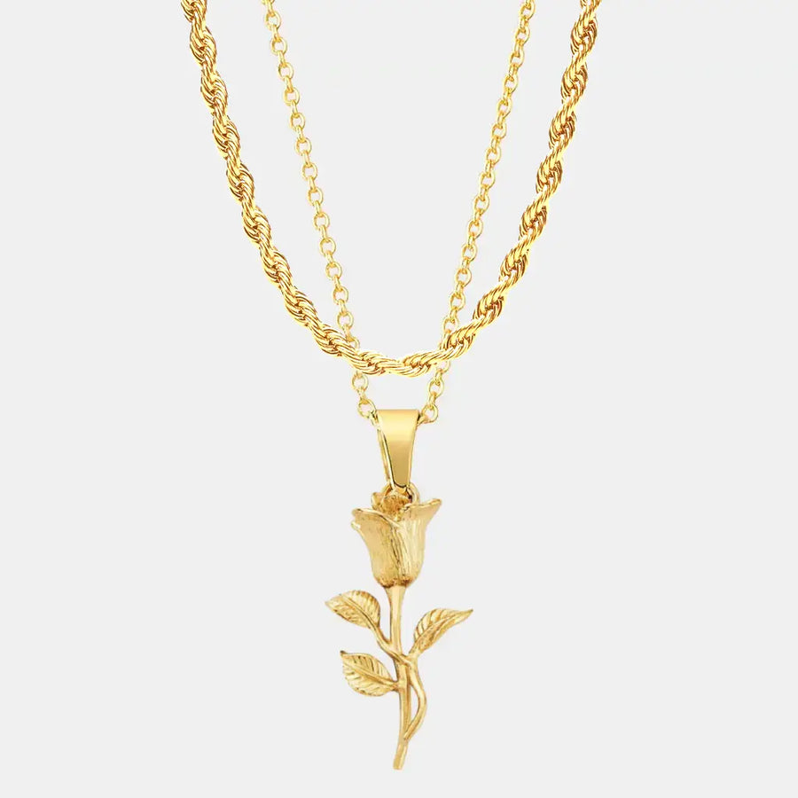 Gold Rose Set (Rope)