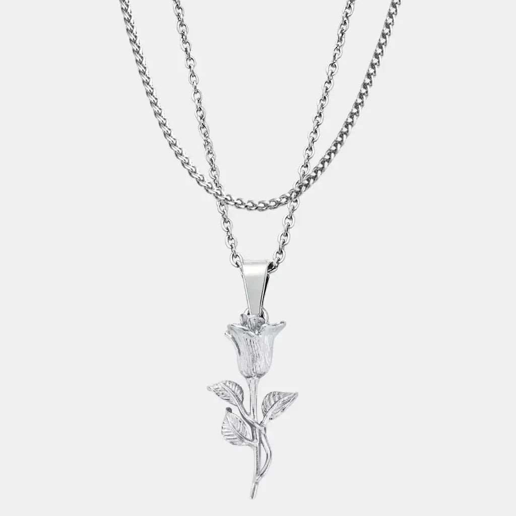 Silver Rose Set (Wheat)