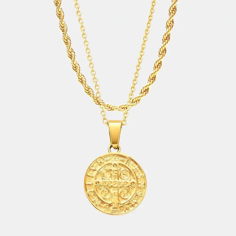 Gold Saint Benedict Set (Rope)