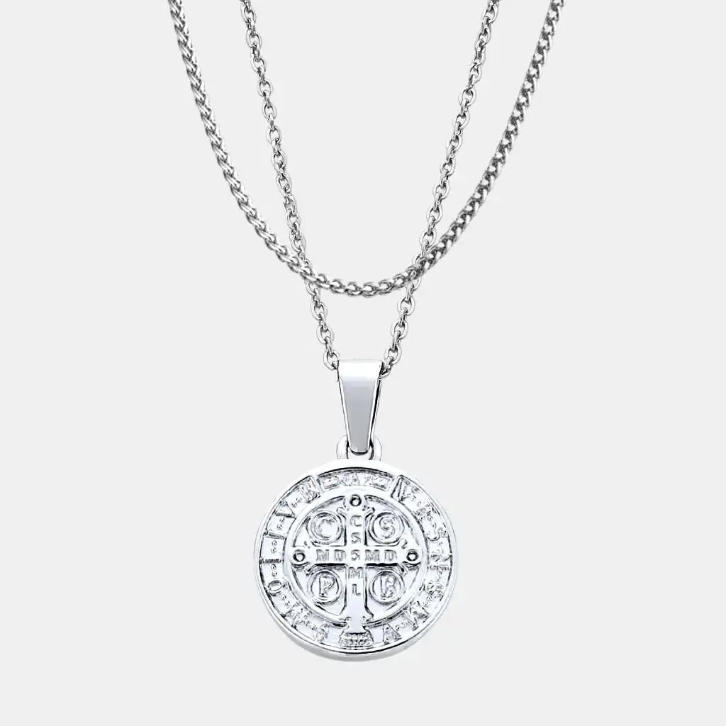 Silver Saint Benedict Set (Wheat)