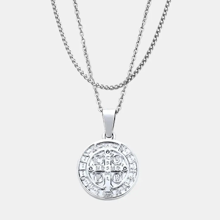 Silver Saint Benedict Set (Wheat)