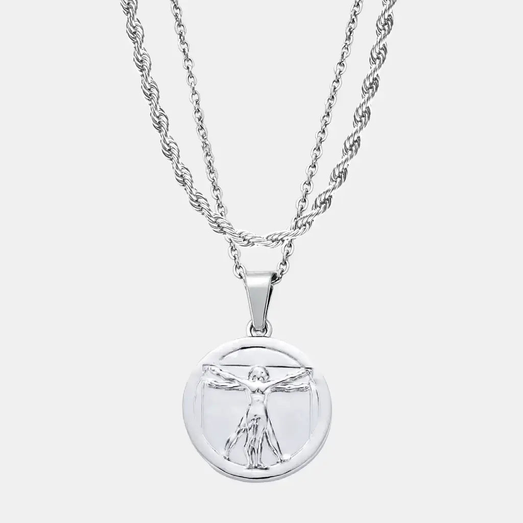Silver Vitruvian Set (Rope)