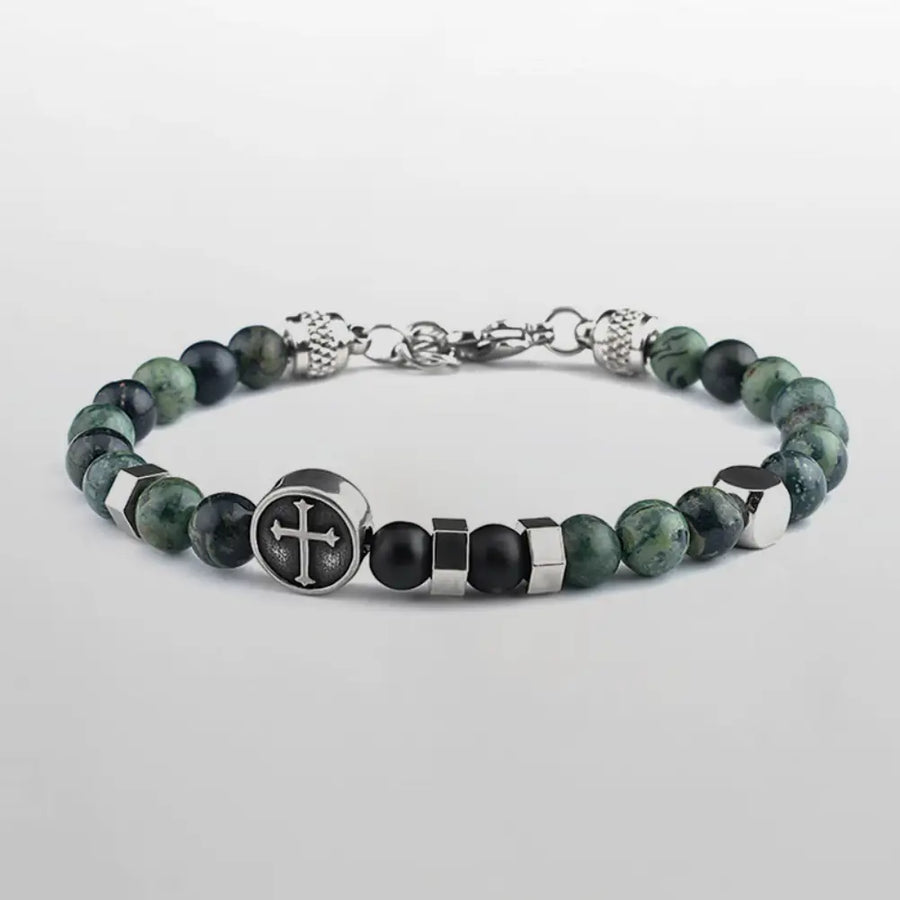 Green Cross Bracelet