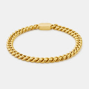 Gold 6mm Curb Bracelet