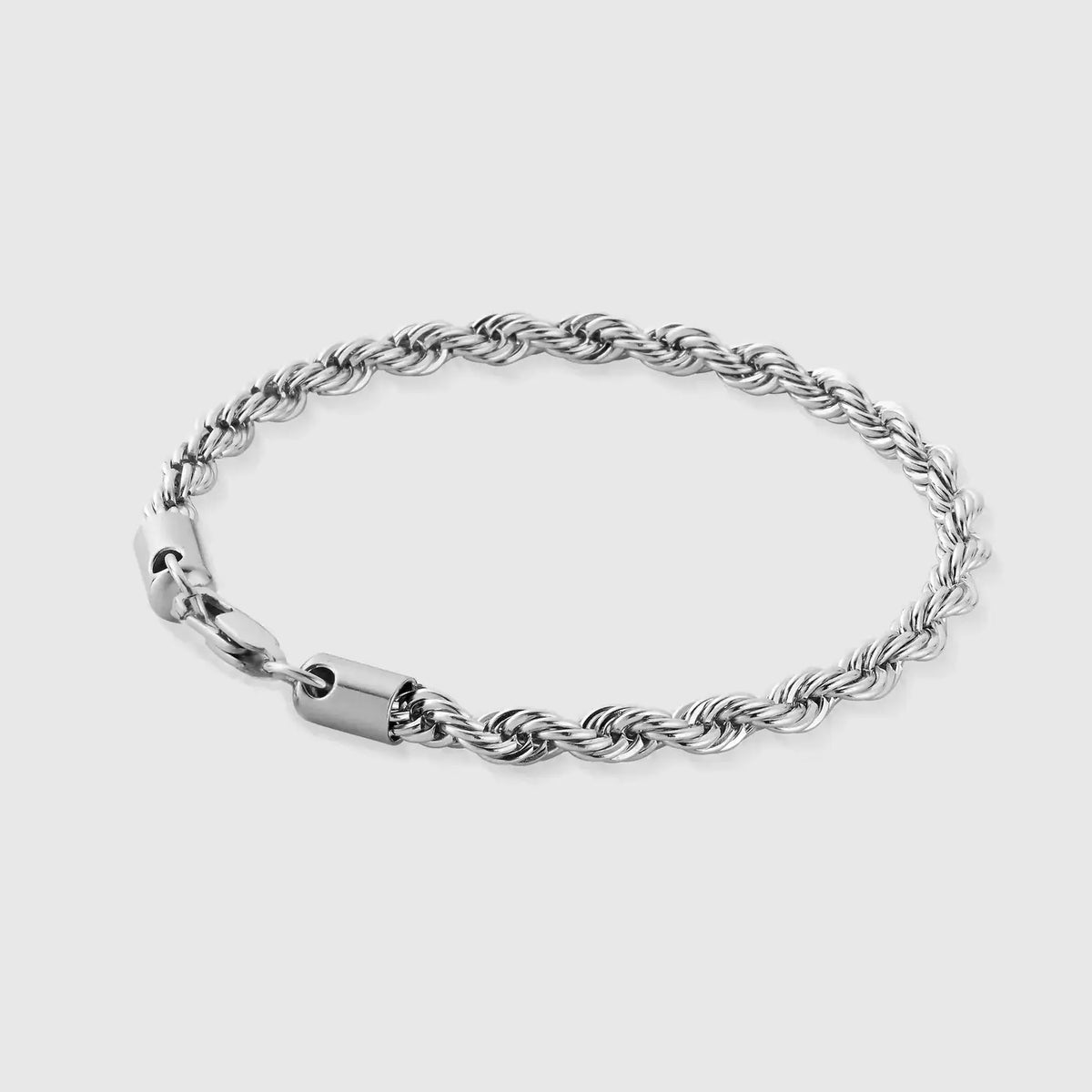 Silver 3mm Rope Bracelet