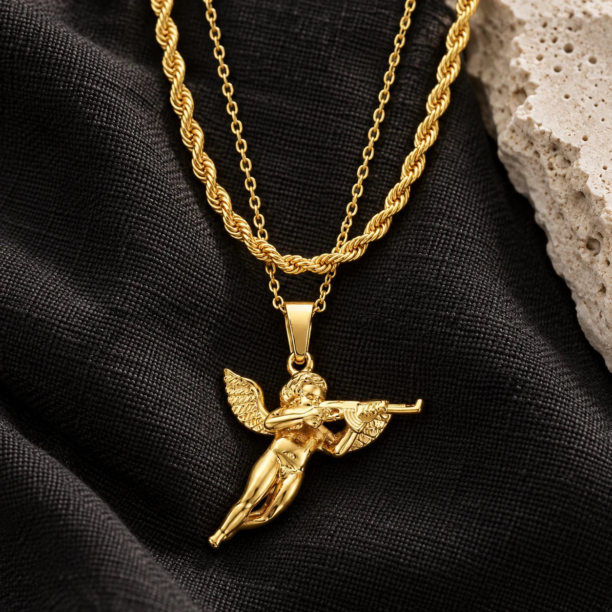 Gold Vengeful Cupid Set (Rope) — detail view